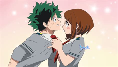 boku no hero academia izuku x ochako